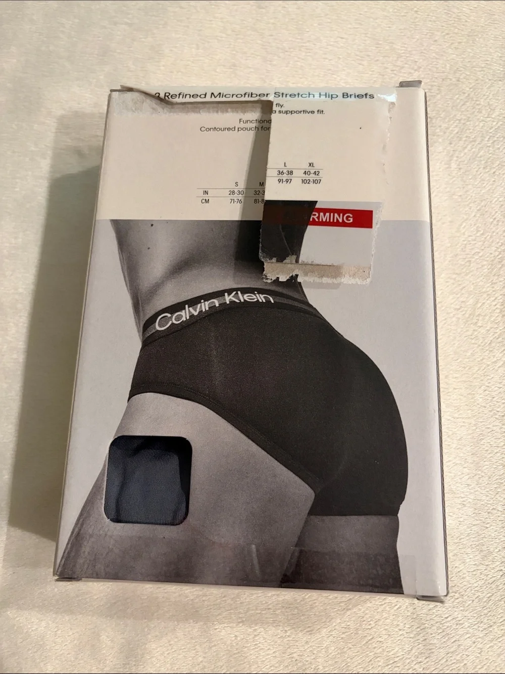 Calvin Klein Men’s Hip Briefs (3-Pack) Size Large